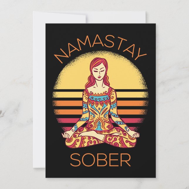 Namastay Sober I (Anverso)