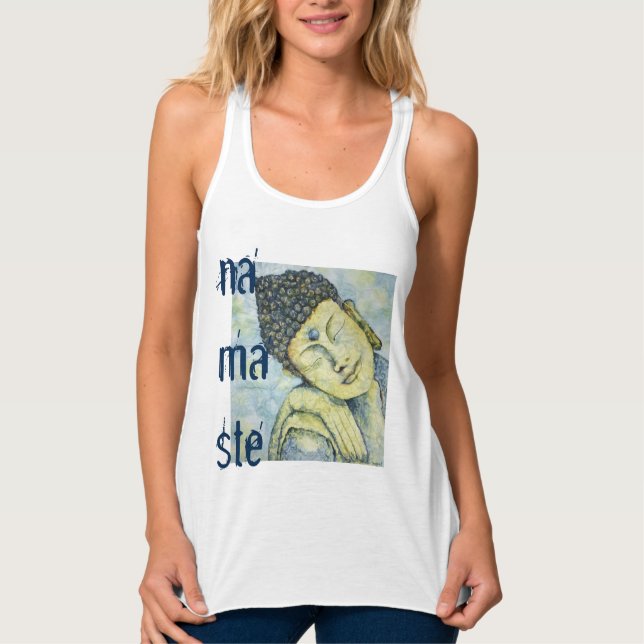 Namaste Buddha Art Tank Top (Anverso)
