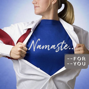 Namaste Camiseta de yoga de meditación espiritua