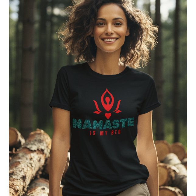 Namaste es mi camiseta de yoga de cama (Subido por el creador)