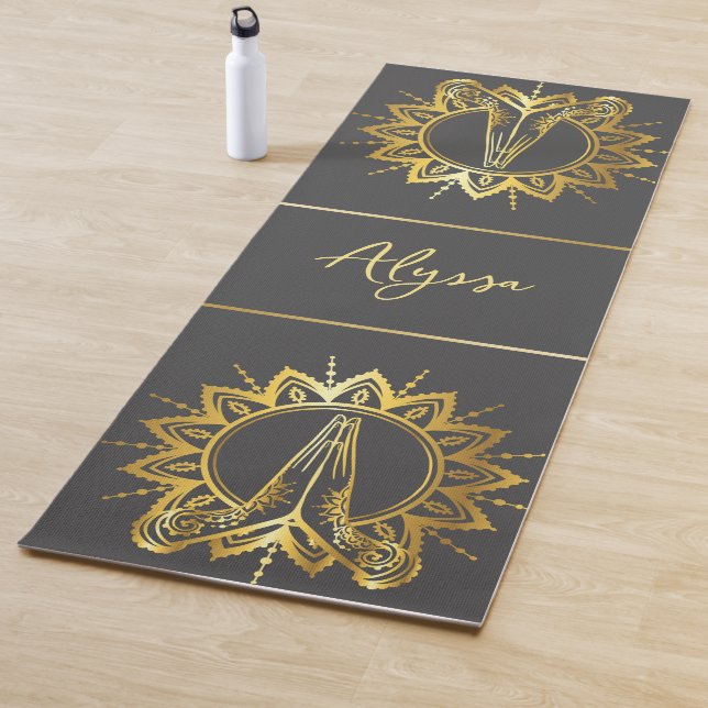Namaste Hands Yoga Mat (In situ)