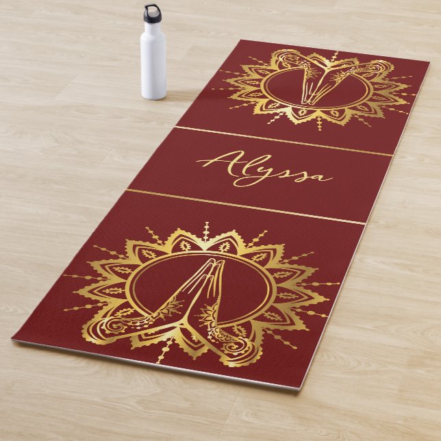 Namaste Hands Yoga Mat (In situ)