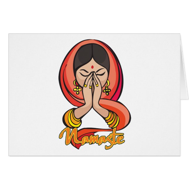 Namaste hindú (Anverso (Horizontal))