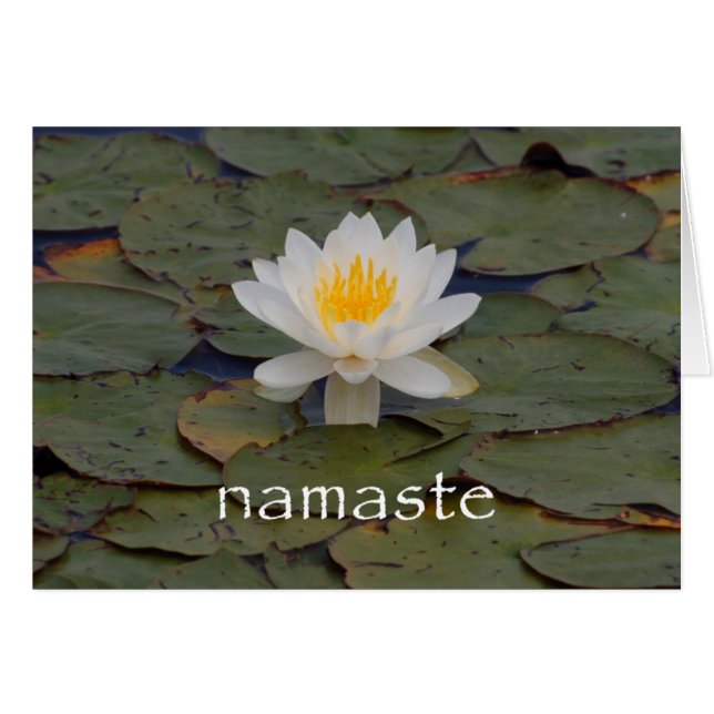 Namaste Lotus Blossom (Anverso (Horizontal))