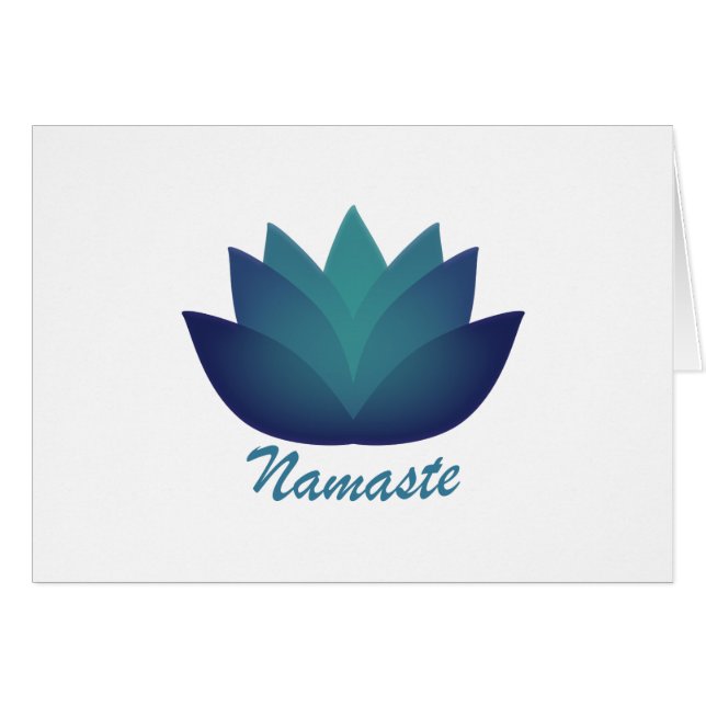 Namaste Lotus Flower (Anverso (Horizontal))