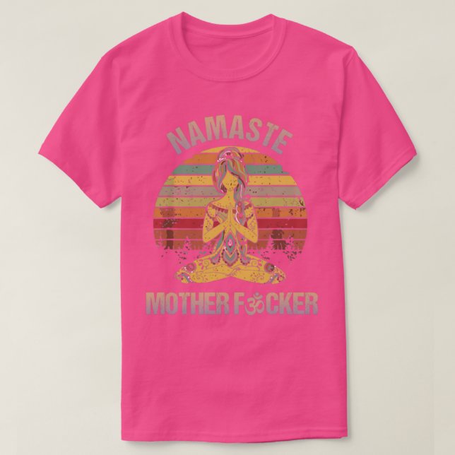 Namaste madre de camiseta (Diseño del anverso)
