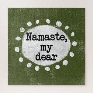 Namaste My Dear - Rompecabezas verdes