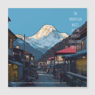 Namche Bazaar Aventura Matutina de Everest Imán
