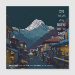 Namche Bazaar Noche de Everest Recuerdo Regalo Imá