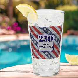 Name 250 years 1776-2026 Stars Stripes Pint