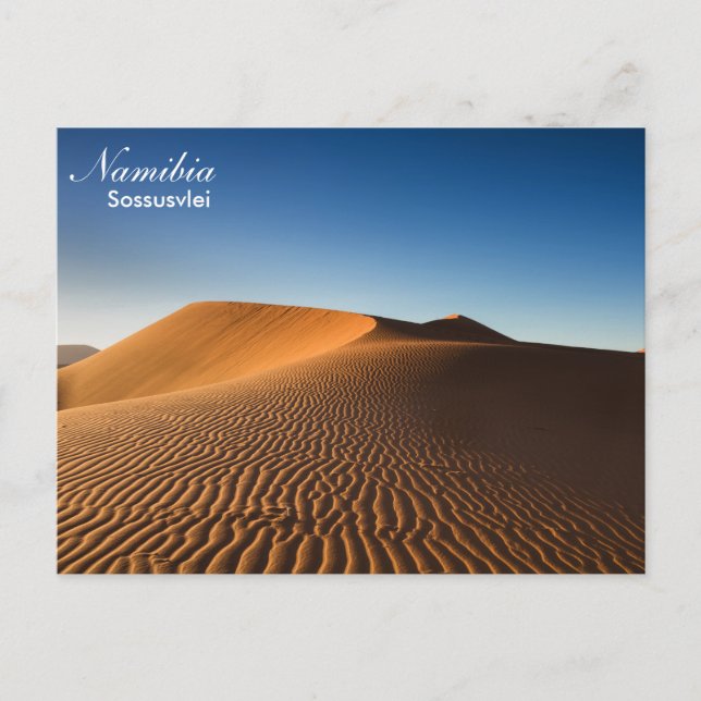 Namibia: postal del Desierto de Sossusvlei (Anverso)