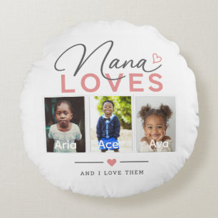 Nana Ama Almohada Personalizada con Fotos y Nombre