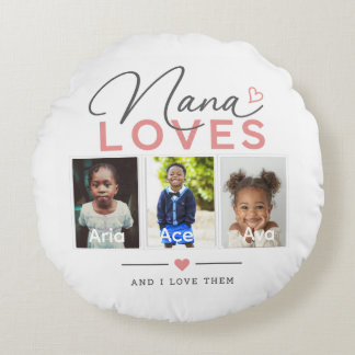 Nana Ama Almohada Personalizada con Fotos y Nombre