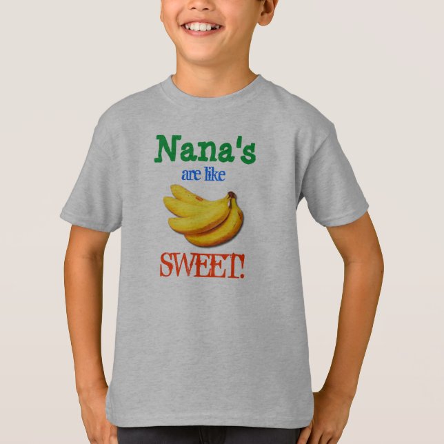 Nana es como la camiseta del DULCE de los plátanos (Anverso)