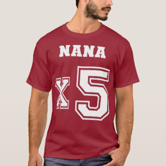 Nana estilo Jersey x5 x 5 nietos Orgullosa mamá
