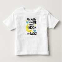 NaNa me ama a la luna y a la camiseta del bebé