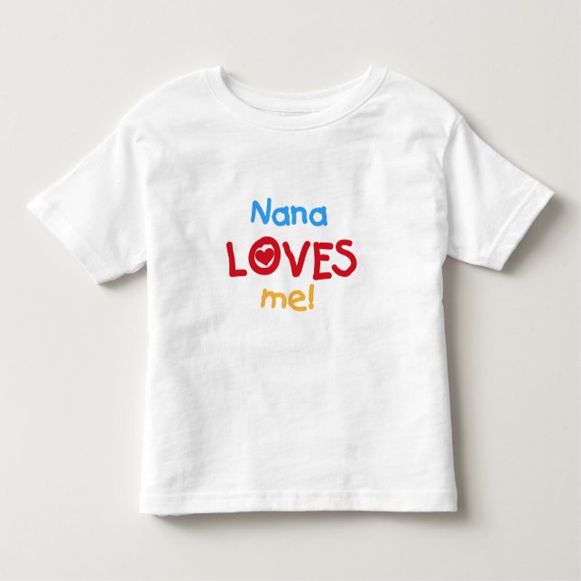 Nana me ama camisetas y regalos (Anverso)