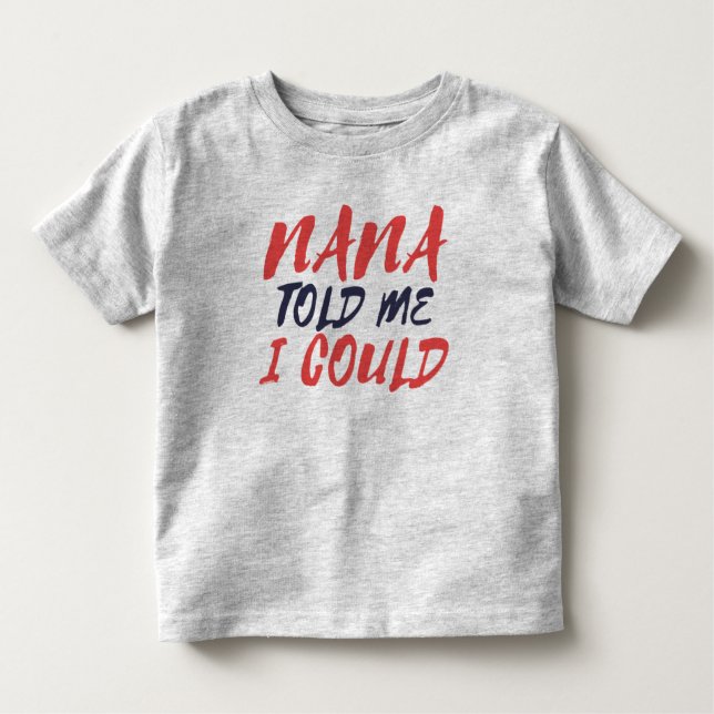 Nana Toddler Fine Jersey T-Shirt (Anverso)