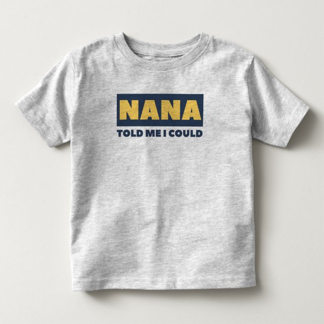 Nana Toddler Fine Jersey T-Shirt (Anverso)