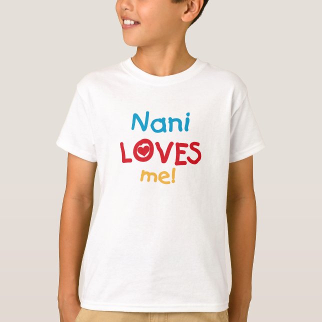 Nani me ama camisetas y regalos (Anverso)