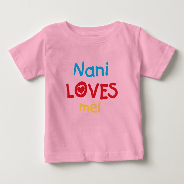 Nani me ama las camisetas y los regalos (Anverso)