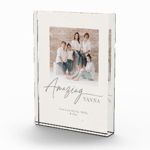 Nanna Increíble Foto Personalizada Familia Persona