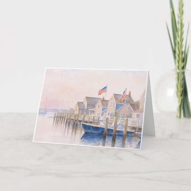 Nantucket Harbour Blank plegado (Anverso)