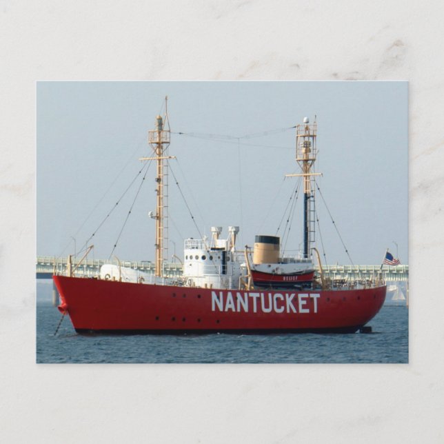 Nantucket MAMÁ barco de Cape Cod con tarjeta de pu (Anverso)