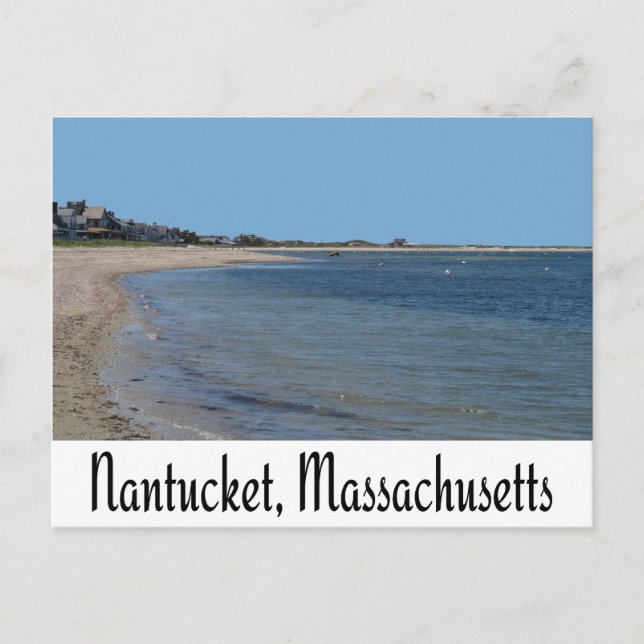 Nantucket, Massachusetts, postal de Cape Cod (Anverso)