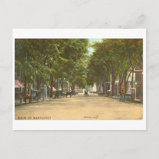 NANTUCKET - TARJETA POSTAL DE 1907 (Anverso)