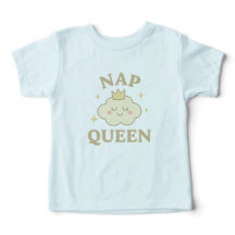Nap Queen Baby Bodysuit - Cute Cloud & Crown Desis