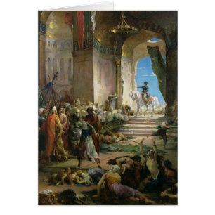 Napoleon Bonaparte en la mezquita magnífica en El