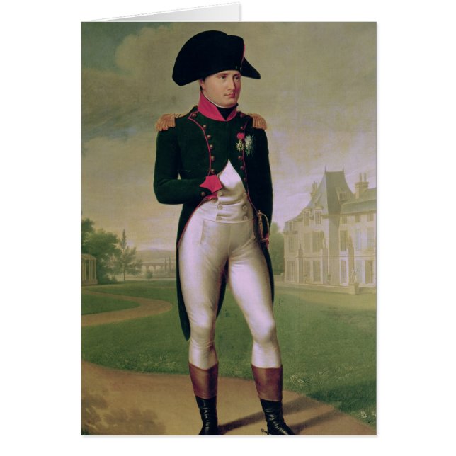 Napoleon I delante del castillo francés de (Frente)