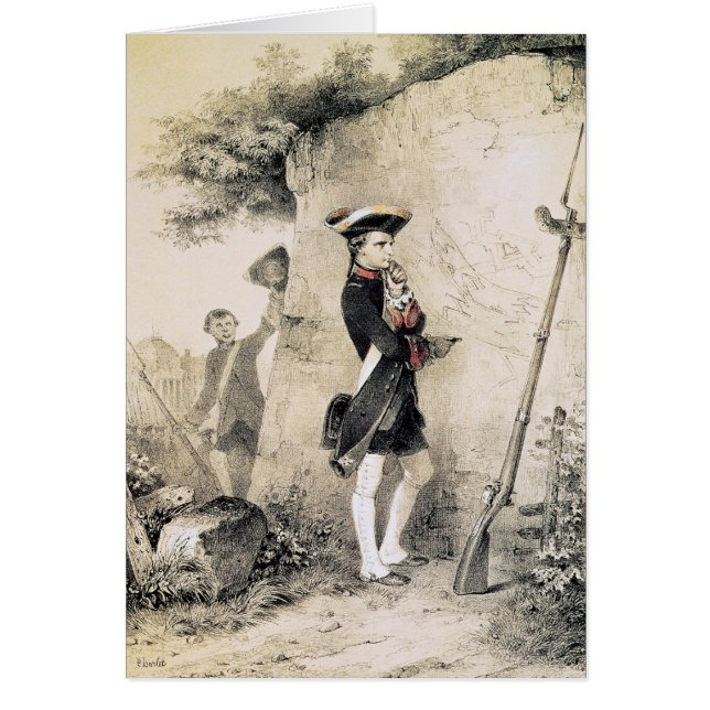 Napoleon I en la escuela militar (Frente)