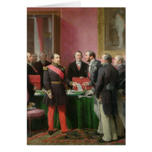 Napoleon III entrega el decreto