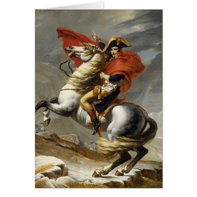 Napoleon que cruza el paso magnífico de St Bernard (Frente)