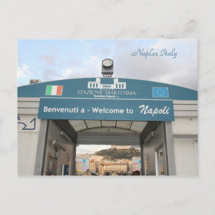 Nápoles, Italia, Nápoles, fotografía, postal