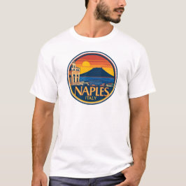 Nápoles Skyline 1 camiseta