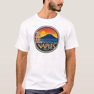Nápoles Skyline 1 camiseta
