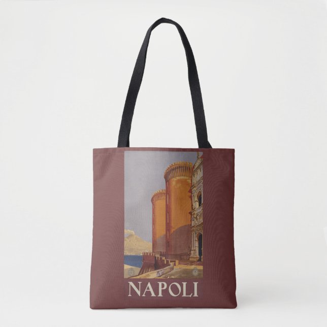 Napoli Nápoles Italia bolsas de viaje vintage (Anverso)