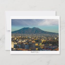 Napoli / Nápoles Italia Tarjeta de felicitación es