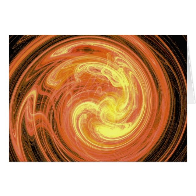 Naranja abstracto (Anverso (Horizontal))