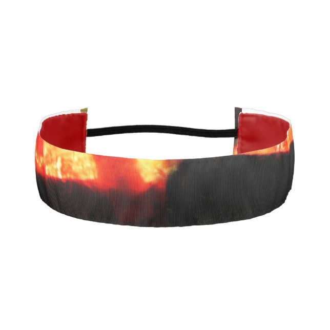 Naranja abstracto brillante no bandas de cabeza de (Anverso)