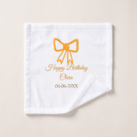 Naranja amarillo arco acuarela retro feliz cumplea