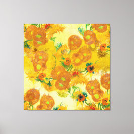 Naranja amarillo de arte moderno girasoles pintura
