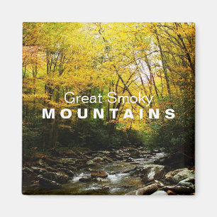 Naranja amarillo otoño imán de las grandes montaña