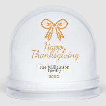 Naranja arco retro feliz día de acción de gracias