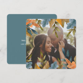 Naranja azul personalizado navidad deja foto