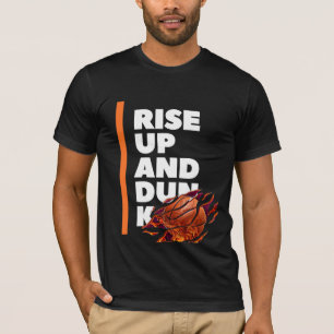 Naranja Blanco Levantar Y Amortizar Camiseta De Ma