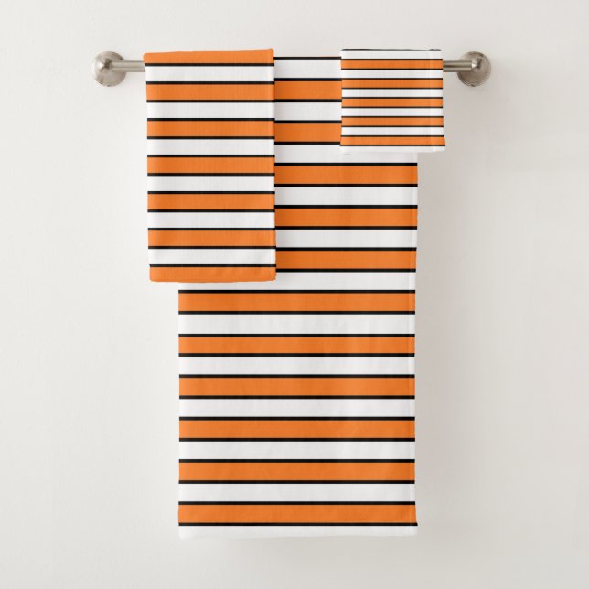 Naranja, blanco y rayas negras (In situ)
